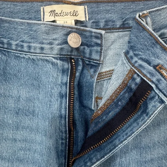 MADEWELL The Perfect Vintage Straight Carpenter Jeans Size 28 Dunview Blue Retro - Picture 5 of 12